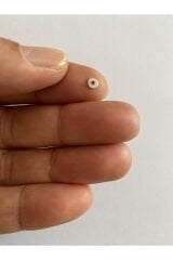 Eskitme Gümüş Oksit Kaplama Paslanmaz Tel Kırma Pul. 4mm.
