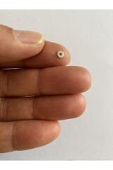 Eskitme Gümüş Oksit Kaplama Paslanmaz Tel Kırma Pul. 4mm.