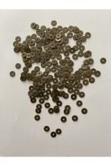 Eskitme Yeşil Oksit Kaplama Paslanmaz Tel Kırma Pul. 5mm. 50gr.