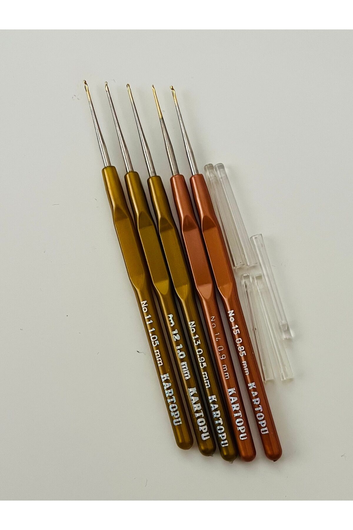 Plastik Saplı Oya Ve Dantel El Örgü Tığ No: 11, 12, 13, 14, 15 5'li Set.