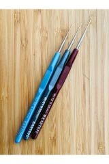 Plastik Saplı Oya Ve Dantel El Örgü Tığ No:20, 21, 22. 3'lü Set.