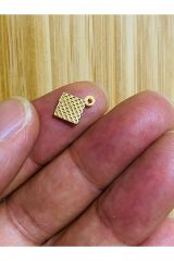 Oya, Abiye, Halhal, Bileklik, Kolye Vb. Pleksi Baklava Kare Plastik El Işleme Pul. 20gr. Gold.