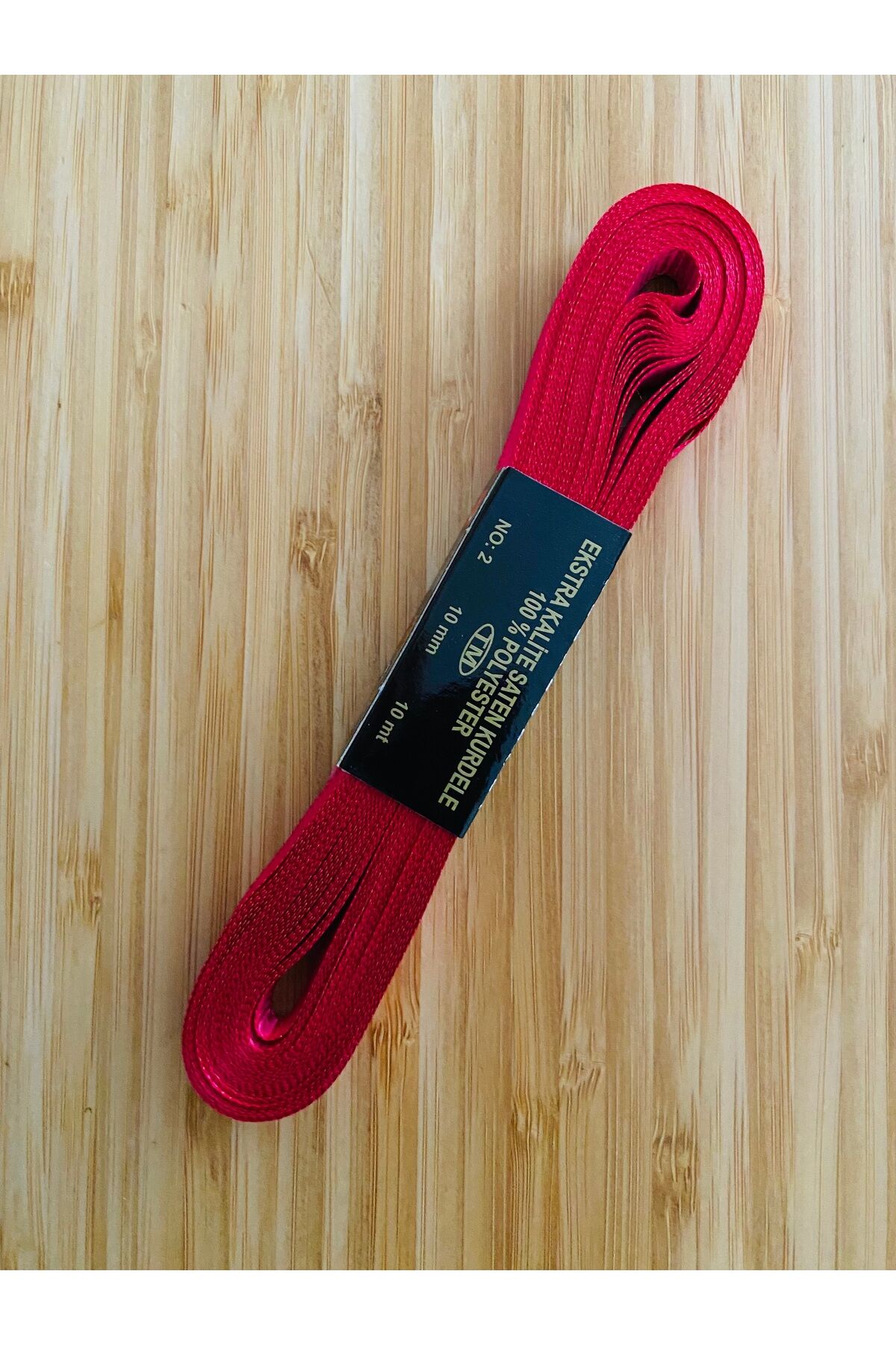 1cm. 10metre. Grogren Kurdele. Koyu Narçiçeği.