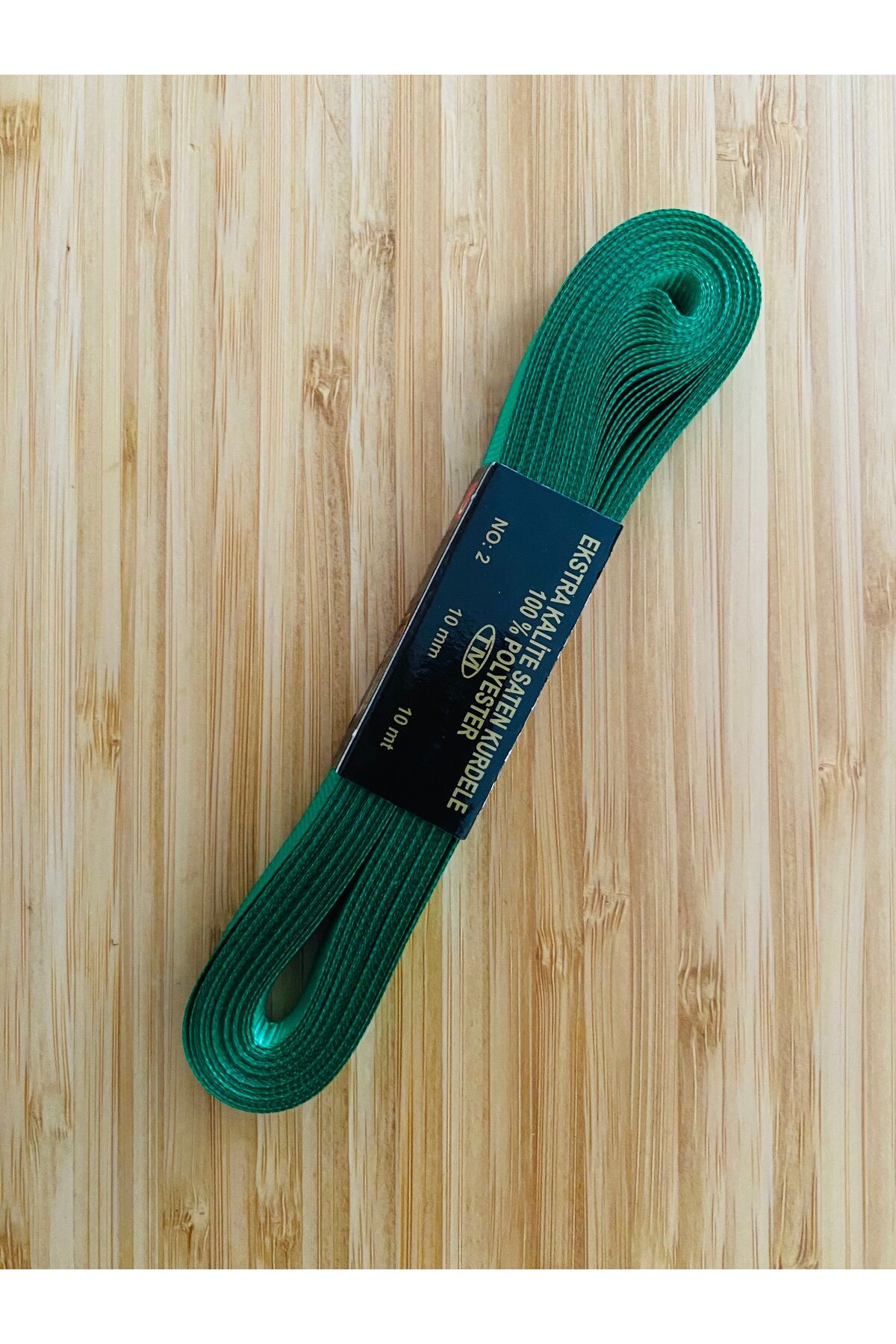 1cm. 10metre. Grogren Kurdele. Kurbağa Yeşili.