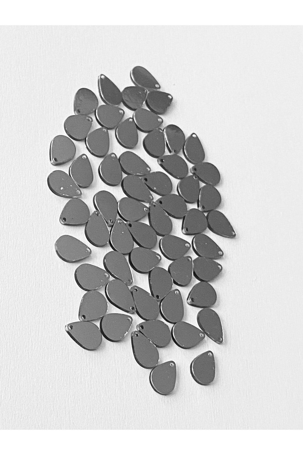 Oya, Abiye, Halhal, Bileklik, Kolye Vb. Pleksi Çekecek Damla Plastik El Işleme Pul. 20gr. Gümüş.