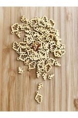 Oya, Abiye, Halhal, Bileklik, Kolye Vb. Pleksi Metalik Kaplama Plastik El Işleme Pul. 20gr.