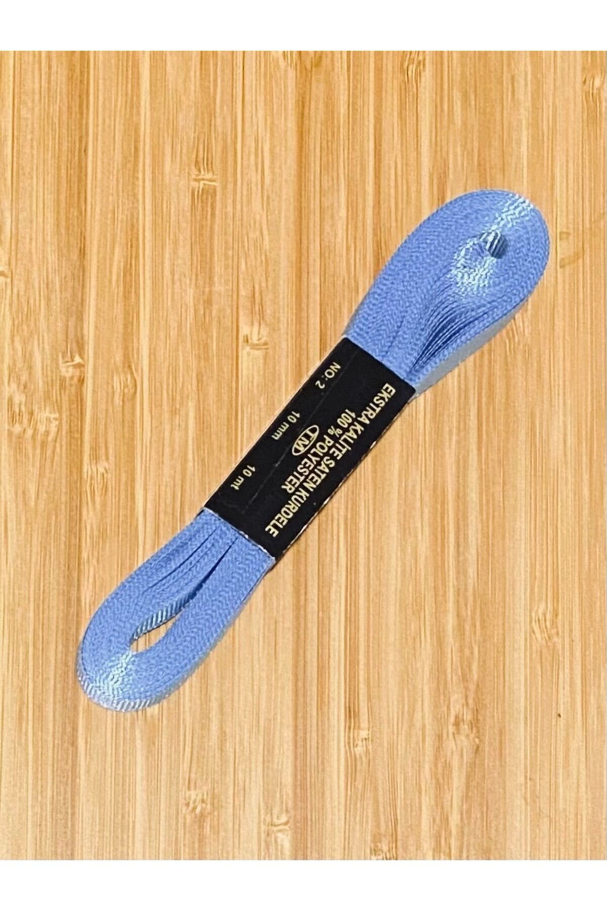 1cm. 10metre. Grogren Kurdele. Mavi.