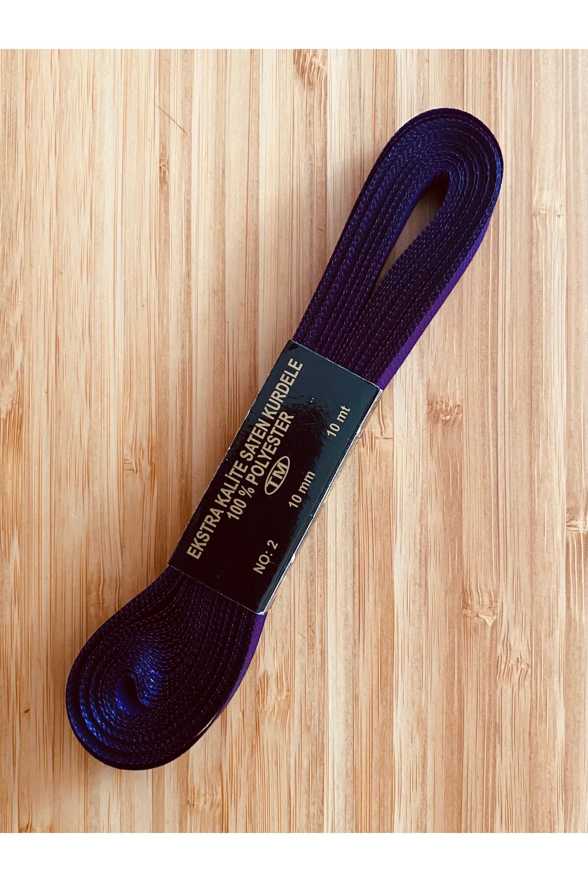 1cm. 10metre. Grogren Kurdele. Mor.