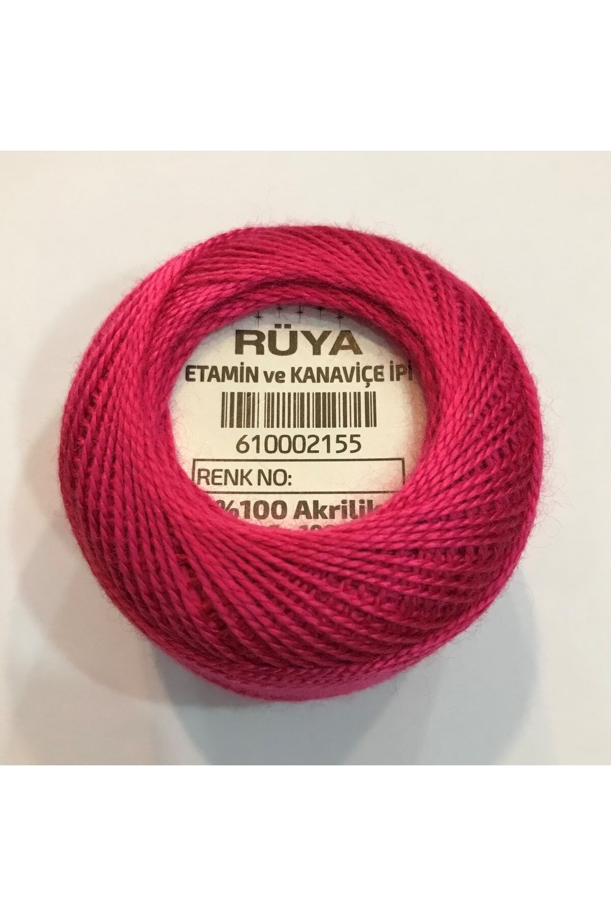 Etamin Ve Kanaviçe Nakış Ipi. 20 Gr. 100 Metre. Renk: Koyu Narçiçeği