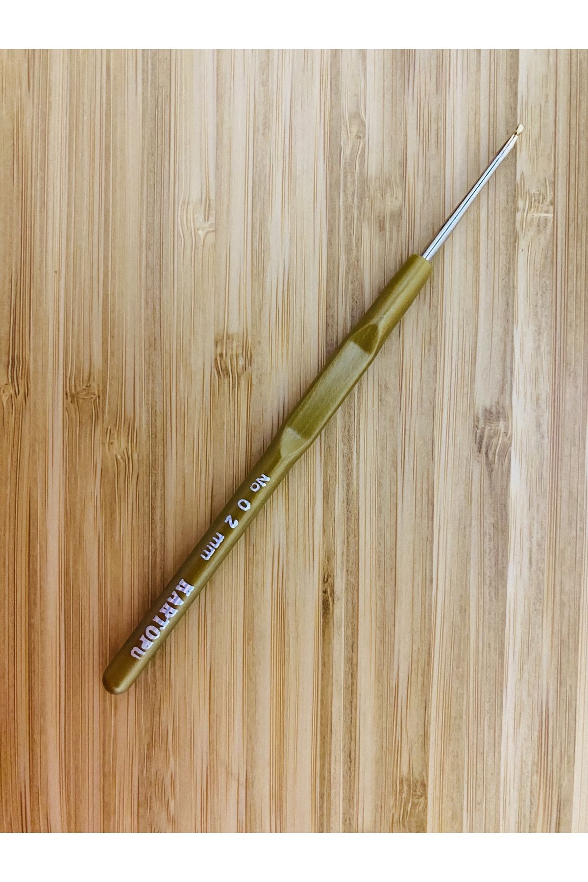 Plastik Saplı Oya Ve Dantel Örgü Tığ. 1 Adet. No:0 2 Mm.