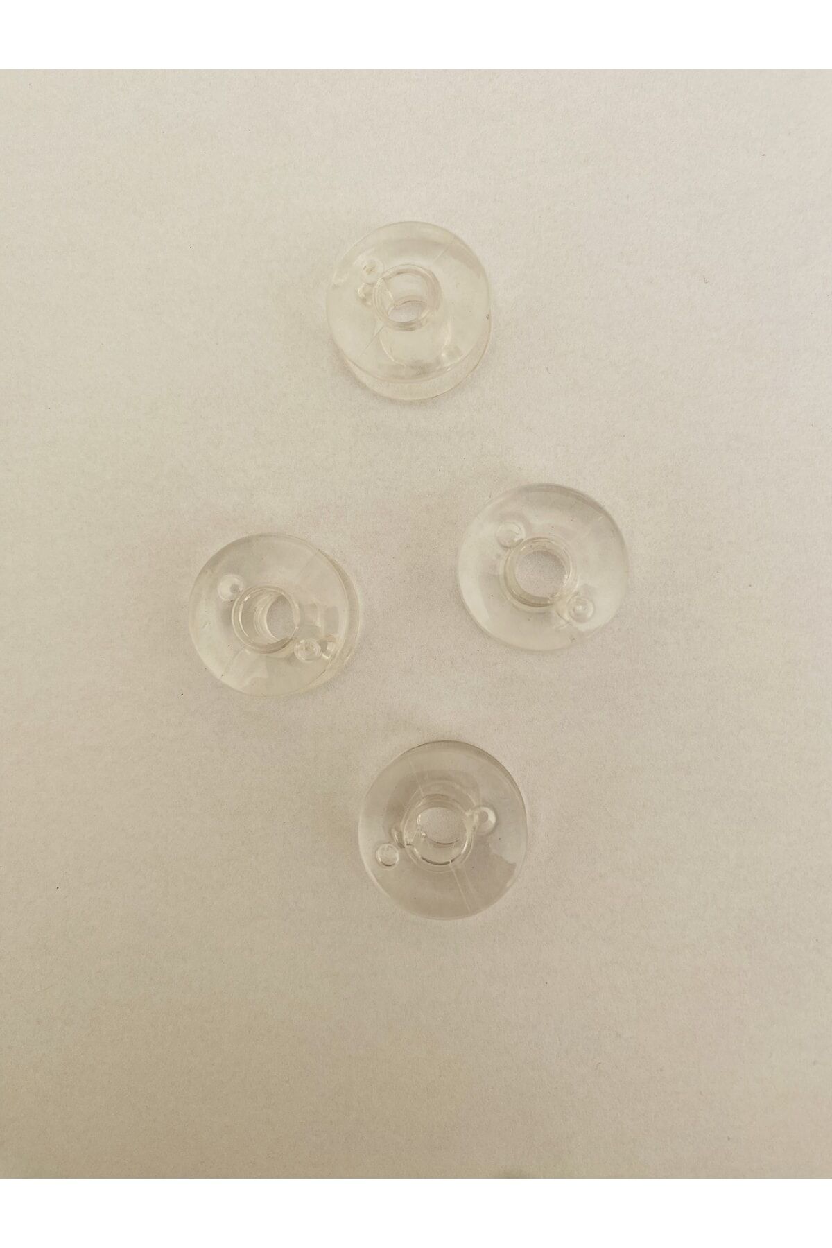 Ev Tipi Dikiş Makinesi Plastik Şeffaf Masura. 4'lü.