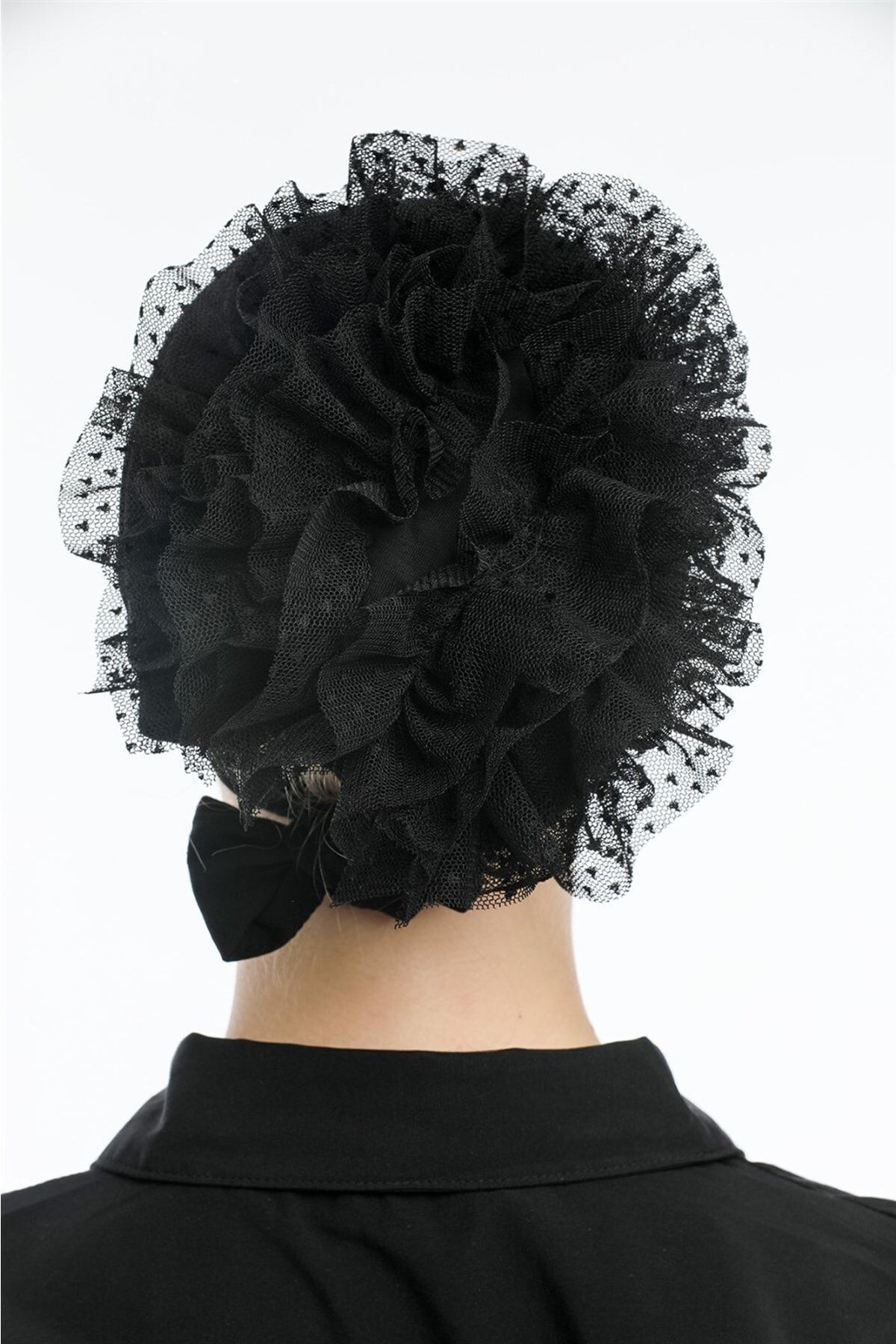 Fırfırlı Bone Renk: Siyah.