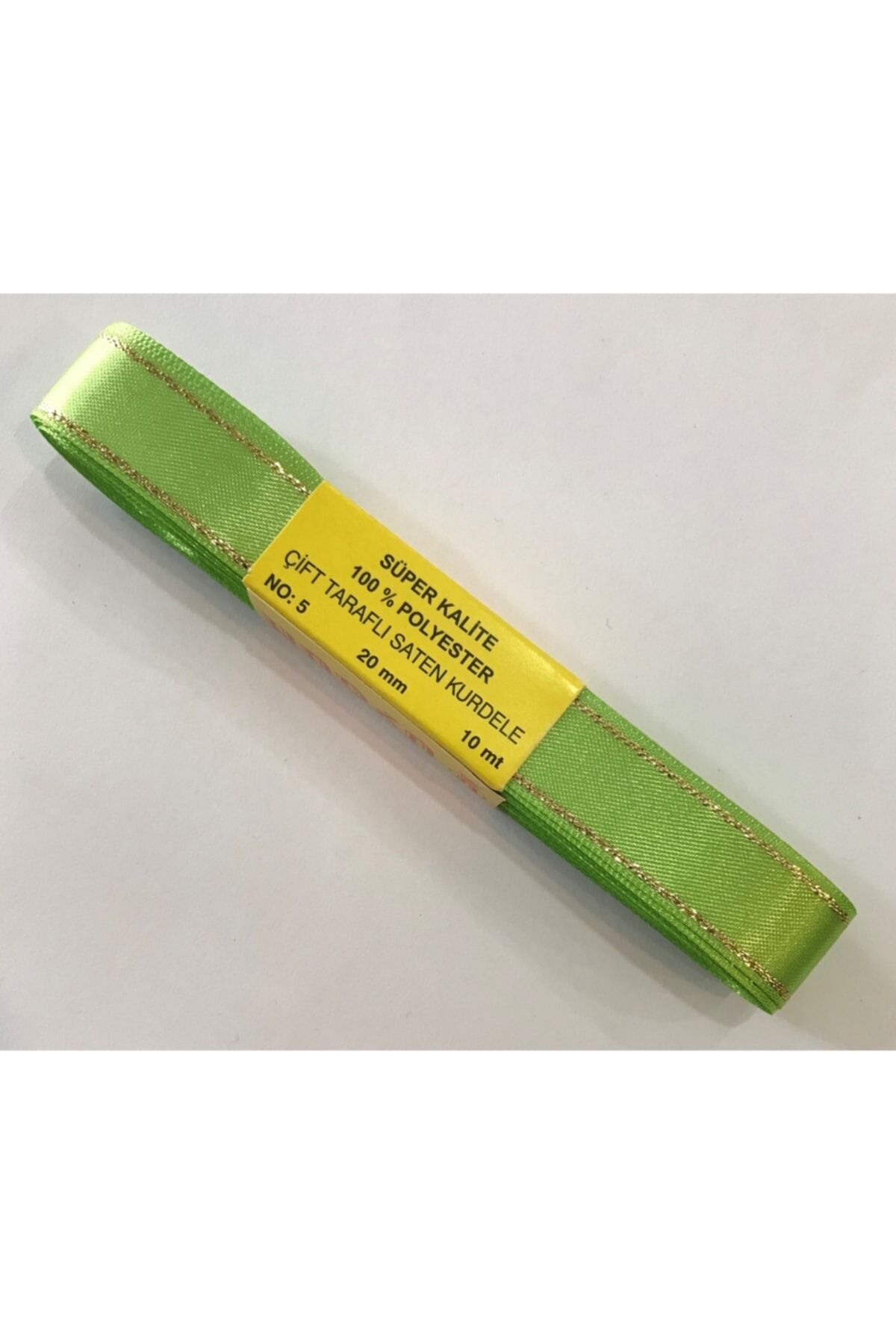 2 cm10 metre Simli Saten Kurdele