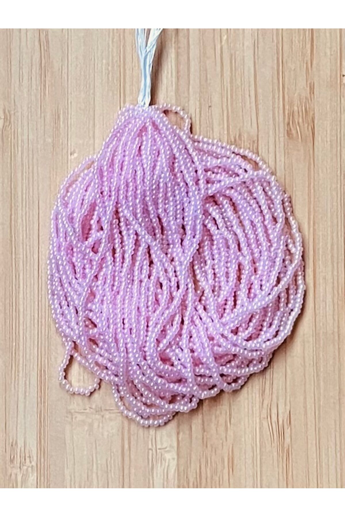 Açık Pembe. Kum Boncuk Çekoslovakya, Adana, Hapishane Işi, Iğne Oyası Ve Işleme Boncuğu 12dizi