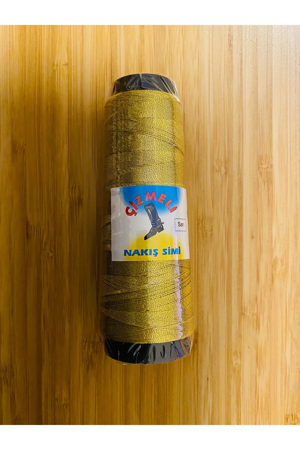 20 Gram Nakış Simi El Nakışı ve işleme Örgü ipi. Açık Altın Sarısı.