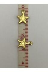 Pleksi Desenli Yıldız Gold. Oya, Çeyiz, Abiye, Mendil Işleme Pul 8mm. 20gr.