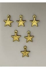 Pleksi Desenli Yıldız Gold. Oya, Çeyiz, Abiye, Mendil Işleme Pul 8mm. 20gr.