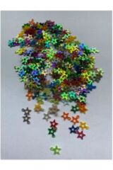 Pleksi Janjan Yıdız Plastik El Işleme Pul 7mm. 15gram. Takriben 410 Adet.