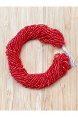 Mercan Rengi. Kum Boncuk Çekoslovakya, Adana, Hapishane Işi, Iğne Oyası Ve Işleme Boncuğu 12dizi