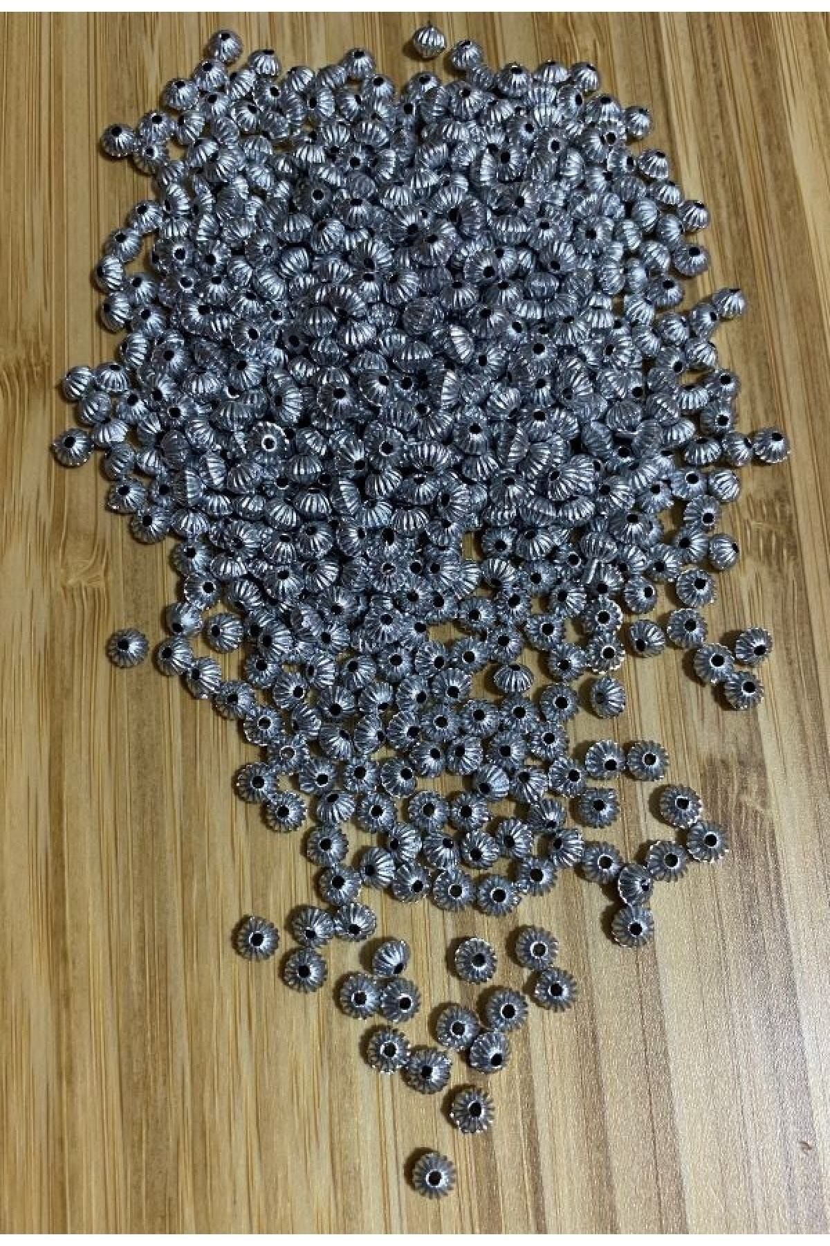 Mercimek Metalize Boncuk 3mm. 22gr. Sarı.